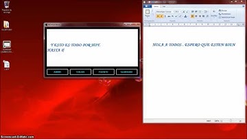 Richtextbox - (Abrir, Color, Fuente, Guardar) con Visual Basic (VB.NET)