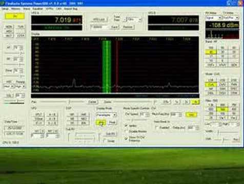 Sofrock TX/RX v6.1 40m Flex Radio Software CW