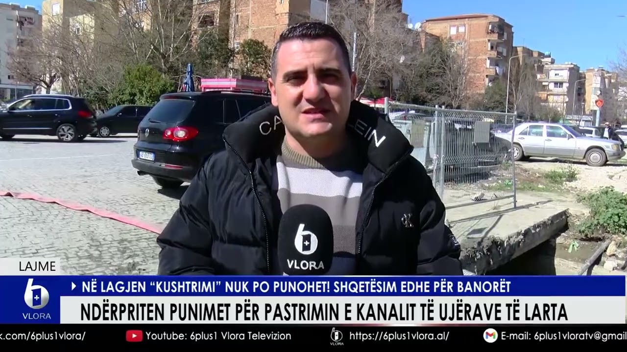 Ndërpriten punimet për pastrimin e kanalit të ujërave të larta. Në lagjen 