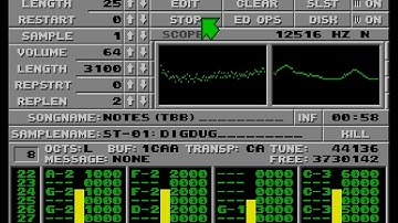 Atari ST Protracker Mods - Notes