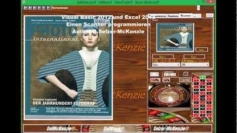 Visual Basic 2012 Excel 2013 Scanner programmieren Selzer-Mckenzie SelMcKenzie
