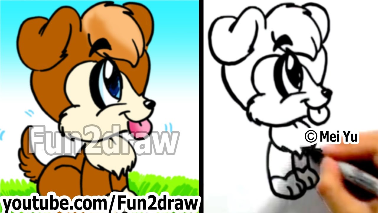 How to Draw a Puppy: Learn How to Draw Puppies! — Art is Fun