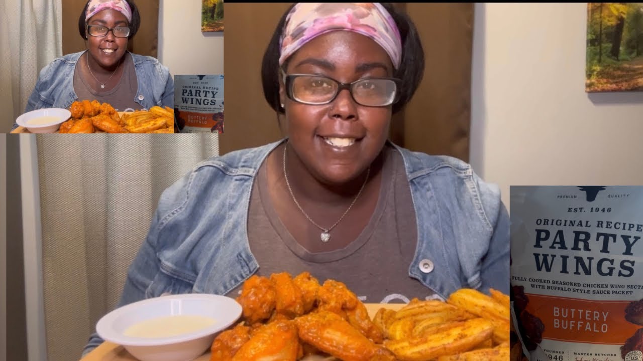 🔥Get Into These Buttery Buffalo Wings Highly Recommend MUKBANG‼️