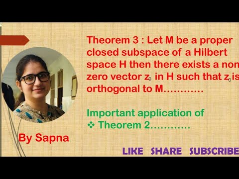 Proper closed subspace