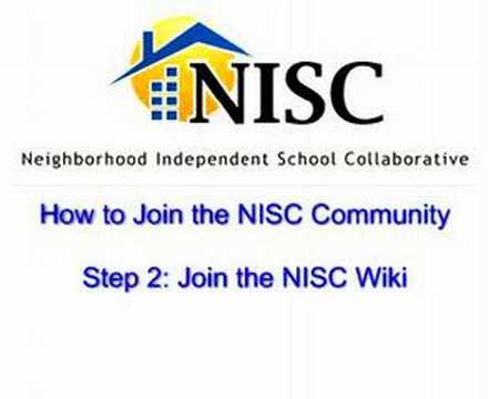 How to Join the NISC Wiki