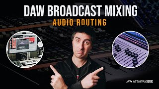 Getting Audio to Your DAW for Live Broadcast || DAW Mixing Live Broadcast Setup