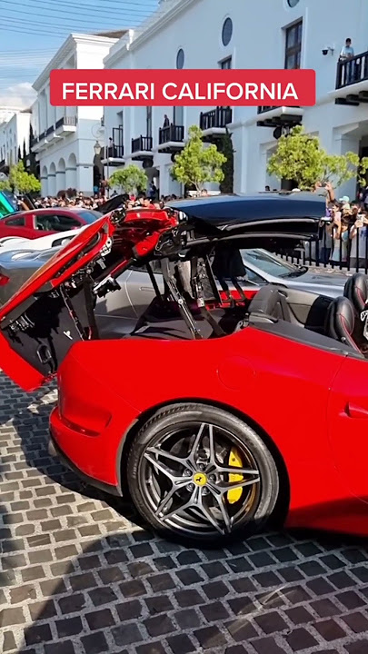 The best way to wrap the mirror in vinyl on Ferrari. 