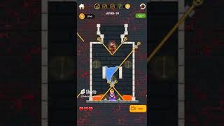 Save the Hero Rescue puzzle Level 56 screenshot 2
