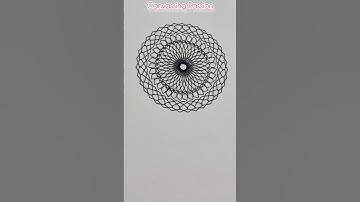 Learn to make a spirograph in a minute #shorts #spirograph #art #lineart #2025