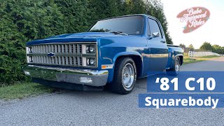 CLEAN '81 Chevy C10 Stepside Tour | Meet Barry the Custom Squarebody