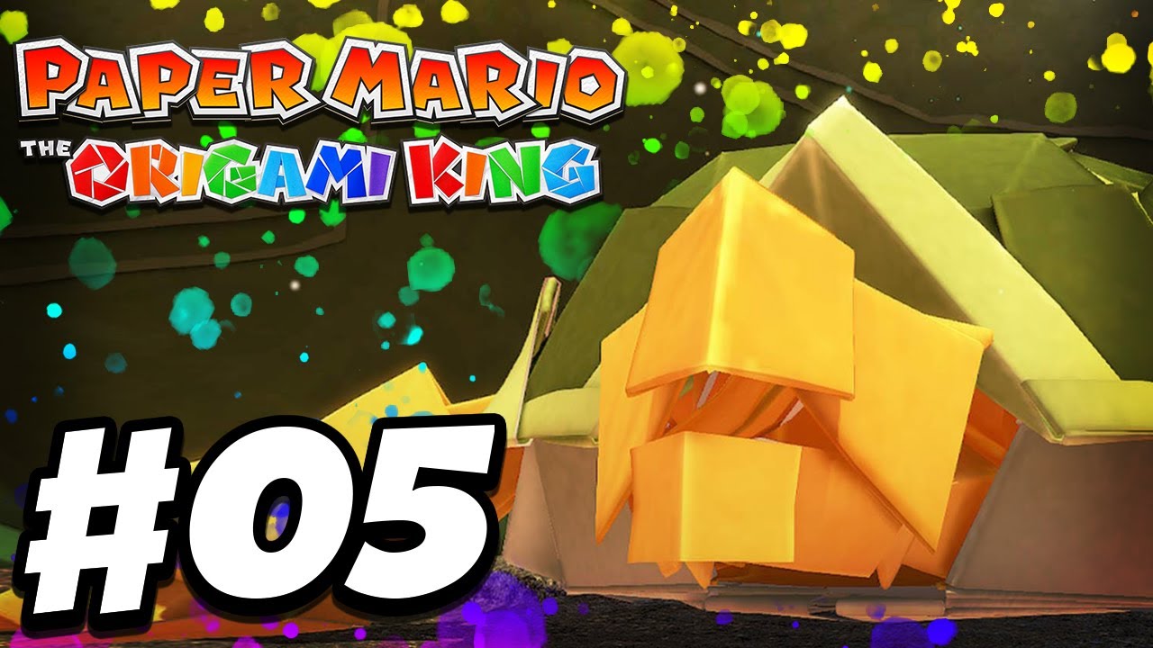 Paper Mario The Origami King Gameplay Walkthrough Part 5 Earth