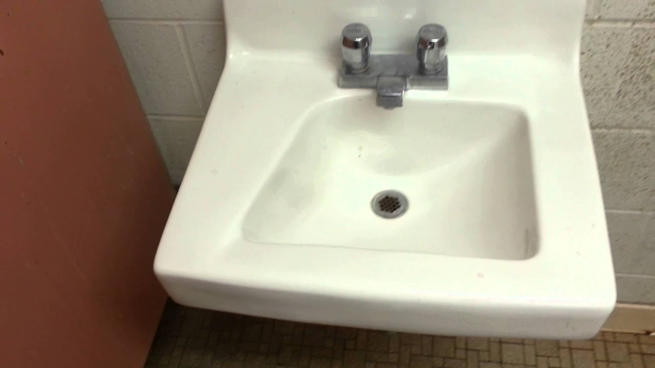 School Bathroom Fixtures 342: a music school bathroom with vintage as fixtures. - youtube School Bathroom Fixtures 342: a music school bathroom with vintage as fixtures. - youtube