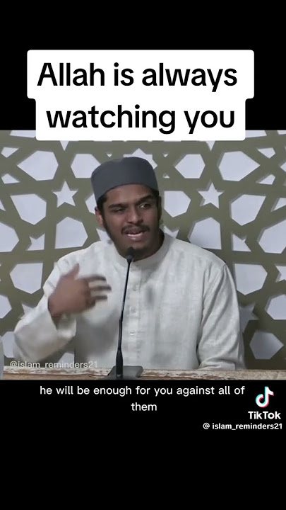 Do You That Allaah Subhannahu Wata Ala is watching you carefully, HE is Al~Alim #hishamabuyusuf