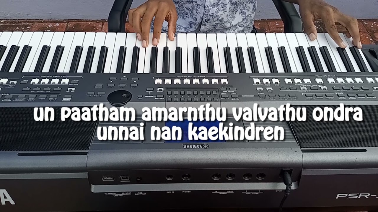 Un kannukulle kanmaniyai christian song in keyboard by renaldin rhythms