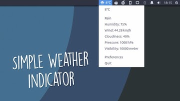 How to Install Simple Weather Indicator For UBUNTU
