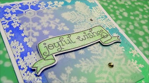 Emboss Resist with Distress  Inks