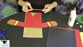 Fun Crafts To Make At Home! Fireman Puppets!