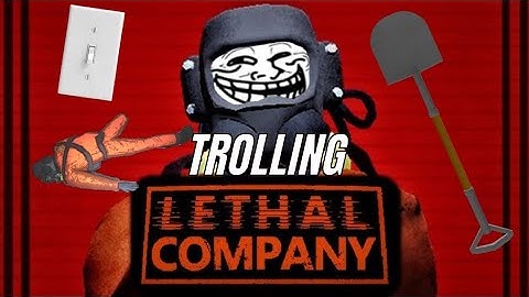 THE FUNNIEST LETHAL COMPANY VIDEO EVER! TROLLING RANDOMS IN LETHAL COMPANY