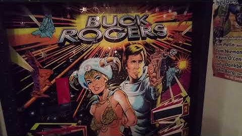 Buck Rogers pinball machine fitted with highly recommended Pascal Janin Board