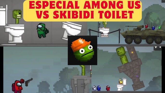 Skibidi Toilet O Massacre aos Among Us #melonsandbox #melonplaygrond  #melonplaygroundhighlights 