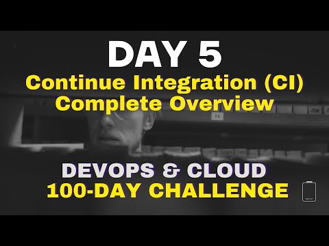 🚀 Day 5  : Continuous Integration (CI) - DevOps & Cloud 100-Day Challenge: Learn, Transform, Excel 🚀