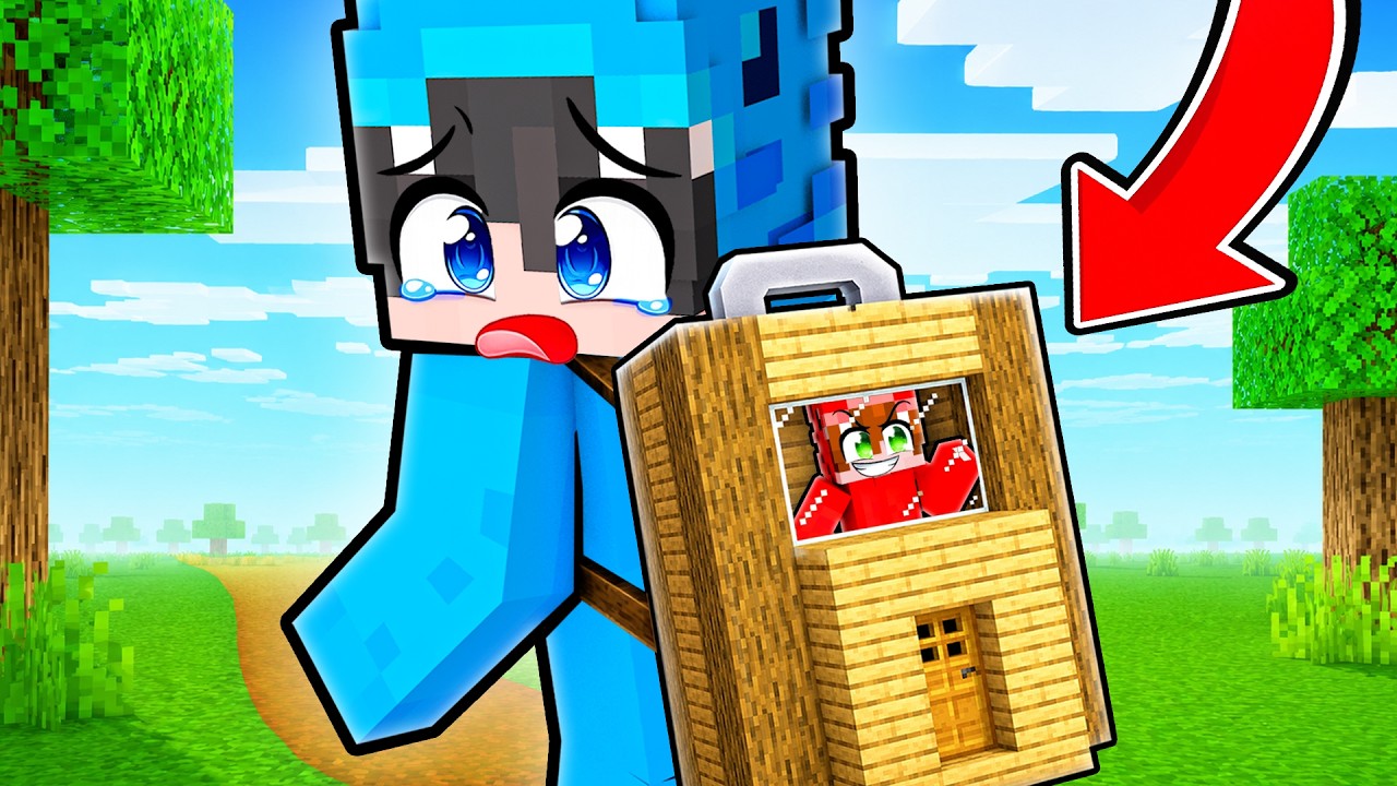 Me Escondí en la MOCHILA de Mi Amigo en Minecraft!