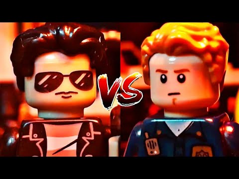 레고 터미네이터 2-T 800 vs T 1000 LEGO Terminator 2-T 800 VS T 1000