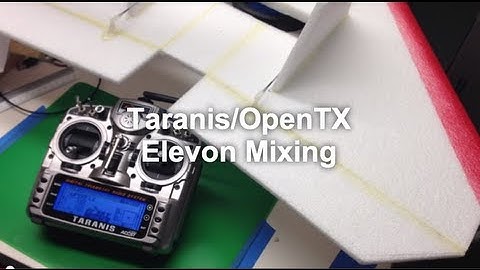 Taranis OpenTX Elevon Mixing