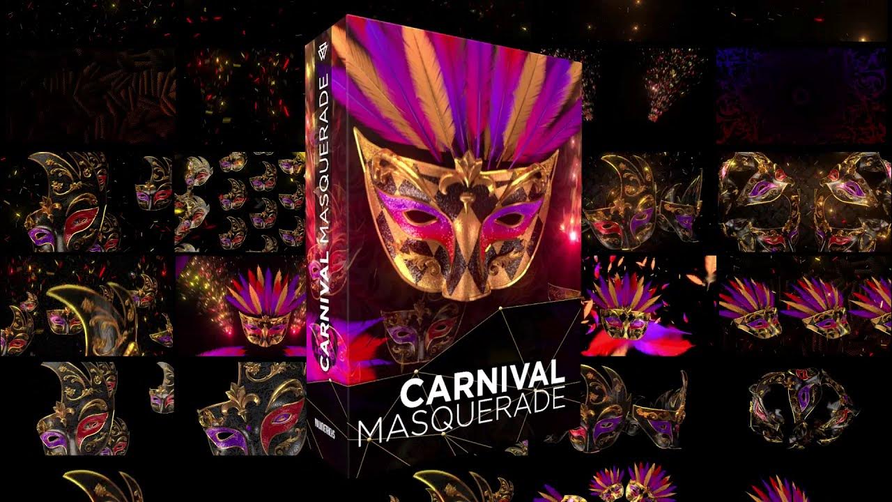 ???? Carnival Masquerade Masks VJ Loops Pack YouTube