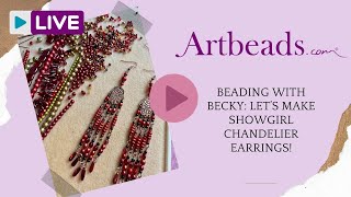 Beading with Becky: Let's Make Showgirl Chandelier Earrings!