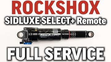 Rockshox SIDLUXE Select+ remote A1 Chassis Full Service guide for beginners. Keep it riding smooth👍