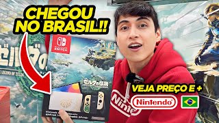 FINALMENTE A PREÇO JUSTO! Nintendo e Amazon lançam oficialmente Switch OLED de Zelda NACIONAL! 🇧🇷