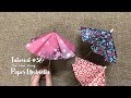 How to Make DIY Origami Paper Umbrella? | The Idea King Tutorial #38