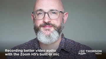 Recording better video audio with the Zoom H5’s built-in mic