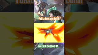 FAKTA TENTANG EDITH #mobilelegends #edithtop1global #mlbb #edithtank #live