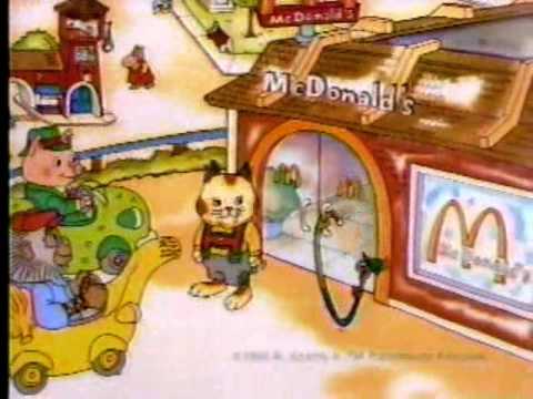 Download 1995 McDonald's Commercial #6 With The Busy World of Richard Scarry Happy Meal Promo