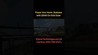 25Kw On-Grid Solar System Installed By Team Ehome Technologies