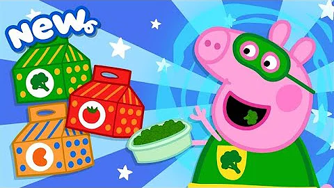 Peppa Pig Tales 2025 🥦 SUPER FOOD! 🍅 Peppa Gets SUPERPOWERS 🦸‍♀️ BRAND NEW Peppa Pig Episode