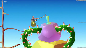 Pogostuck Map in Getting Over It Speedrun in 2:30