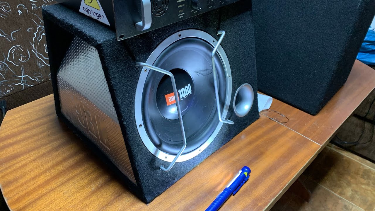 JBL 12 INCH SUBWOOFER BASS TEST[4k] YouTube