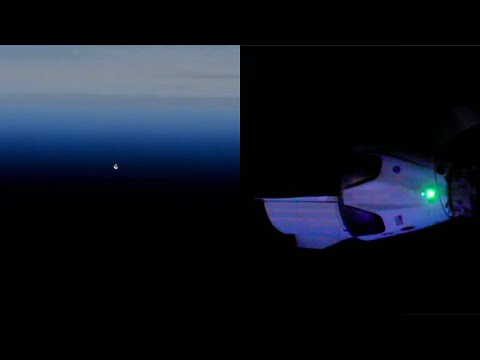 SpaceX Demo-2 Crew Dragon docking