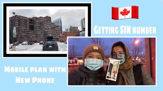 Getting SIN number, Mobile plan with Phone (Nepali student in Canada)