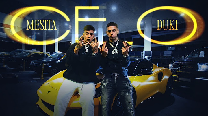 MESITA, DUKI - CEO (Video Oficial)