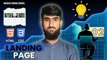 Landing Page With HTML & CSS | 02 | Mayars Coding School | Modern UI/UX