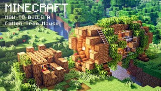 Minecraft: How To Build a Fallen Tree House