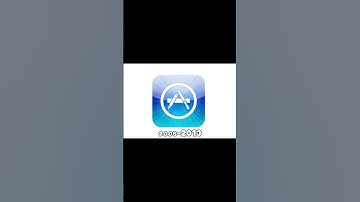 Apple App Store Logo Evolution Historical Logos #shorts #iphone #ios #apple #technology 