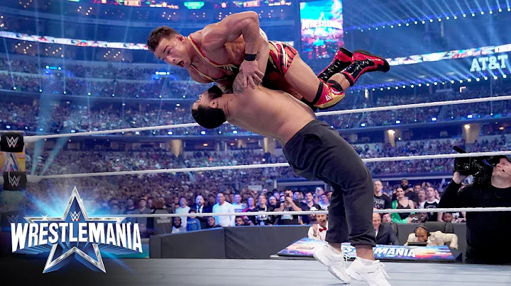 Gable Steveson shooshes Chad Gable with a suplex: ...