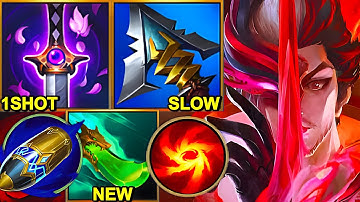 Wild Rift China Zed Jungle - Sovereign Rank Gameplay - 17KILL ONE SHOT Shojin Best Zed Build Runes