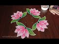 Latest flower rangoli 2022  creative poo kolangal  new rangoli designs saisparkrangolies