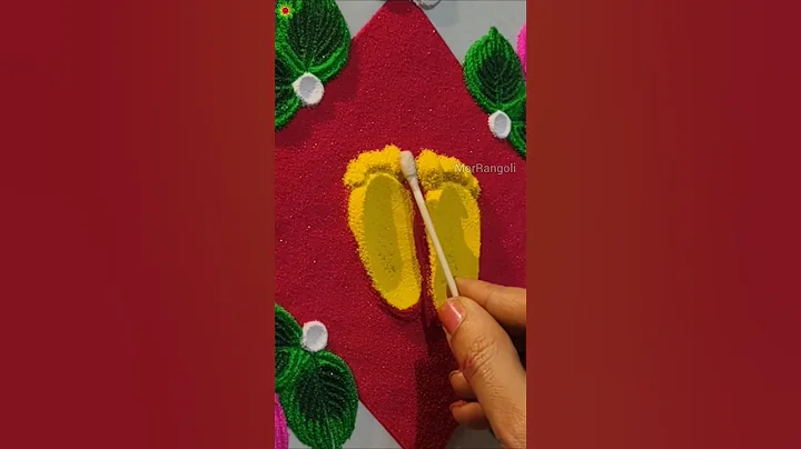 Very Beautiful and Easy Rangoli Designs #shorts #rangolidesigns #easyrangoli